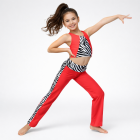 Strój Taneczny JUNGLE RED